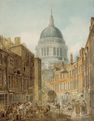 St. Pauls from St. Martins le Grand